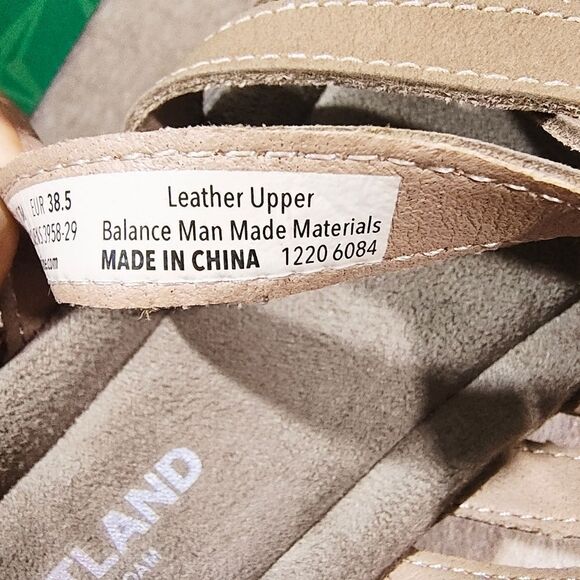 Eastland Hazel Womens Slip On Memory Foam Leather Sandals #C - Picture 6 of 8